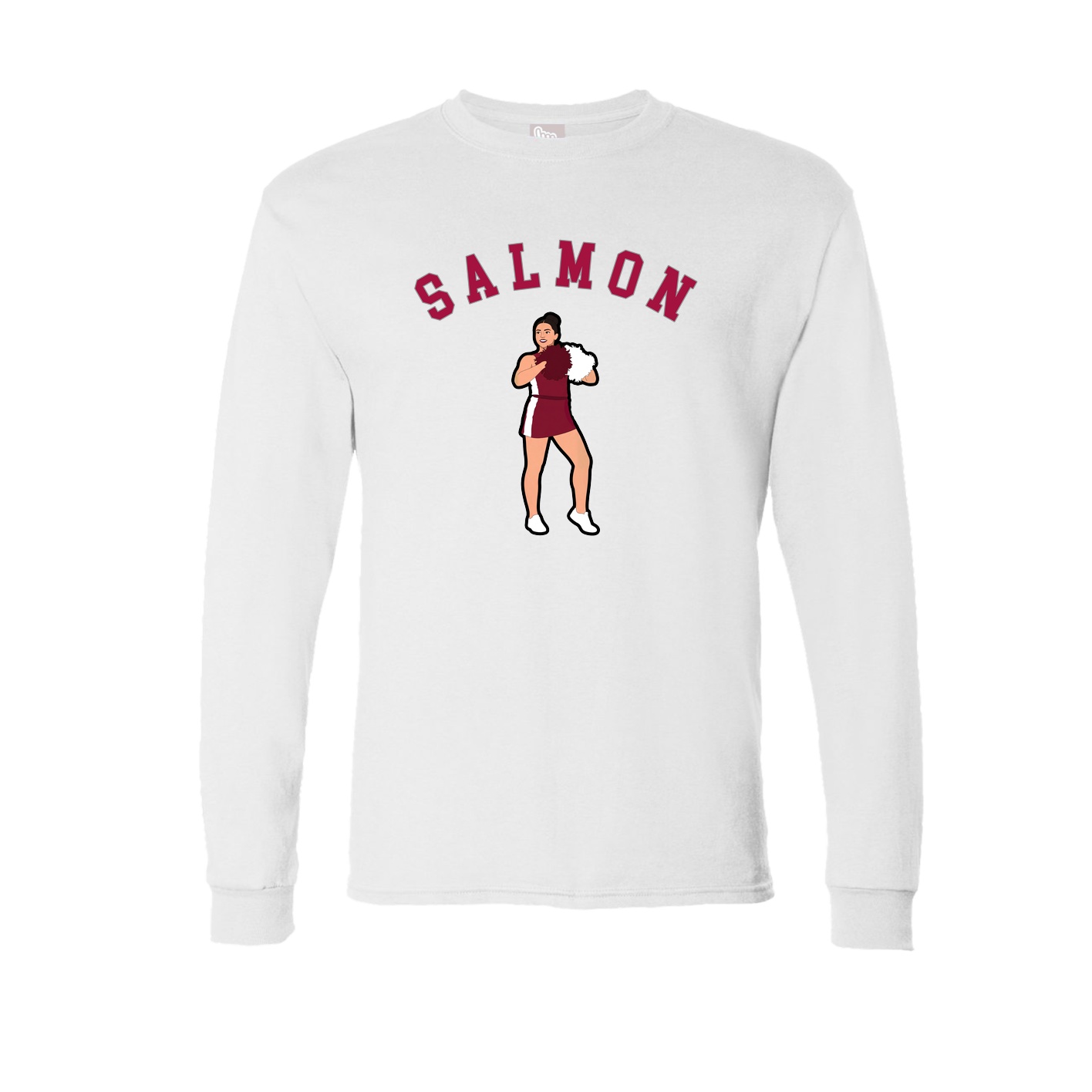 Long Sleeve Tee — Shirsey Arch in White