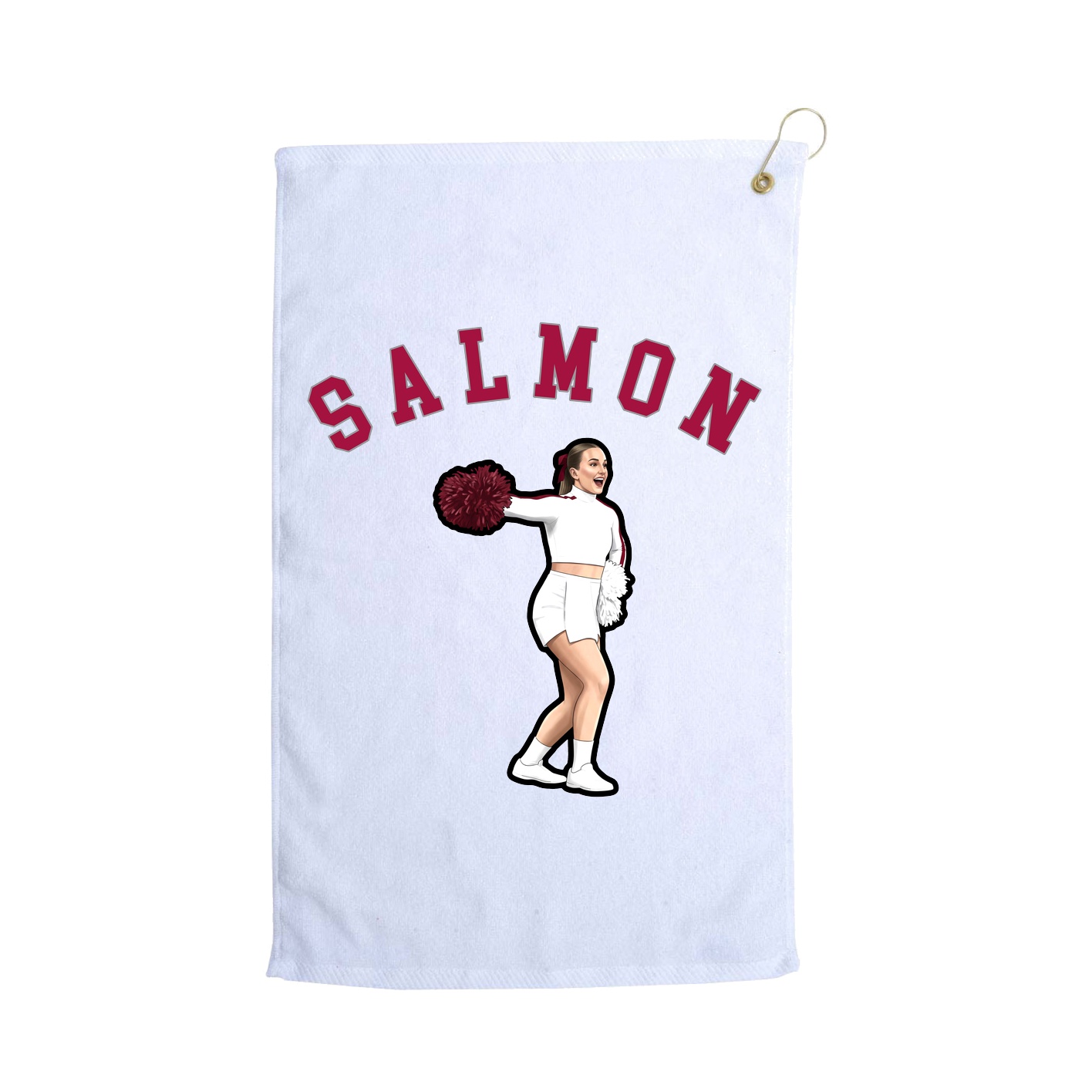 Golf Towel — Shirsey Arch in White