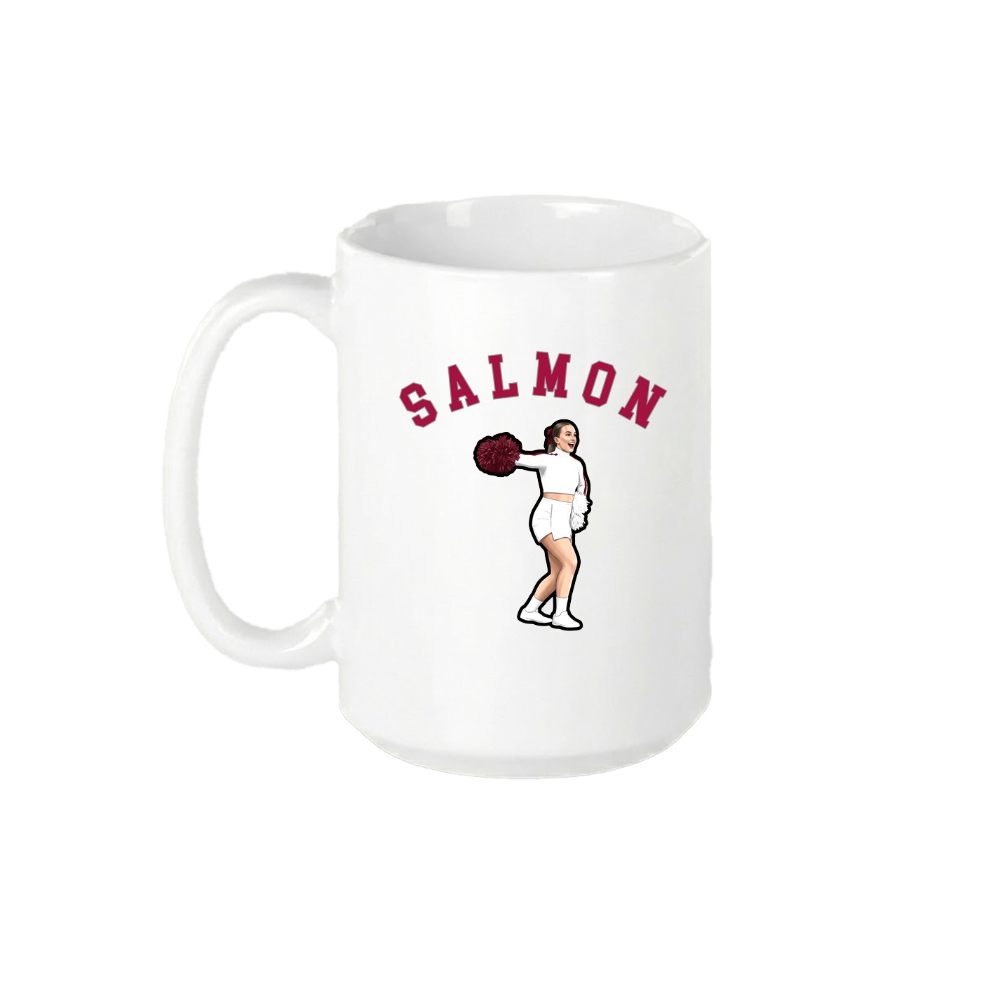 15oz Coffee Mug — Shirsey Arch in White