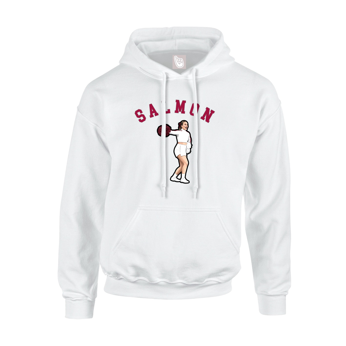 Hoodie — Shirsey Arch in White