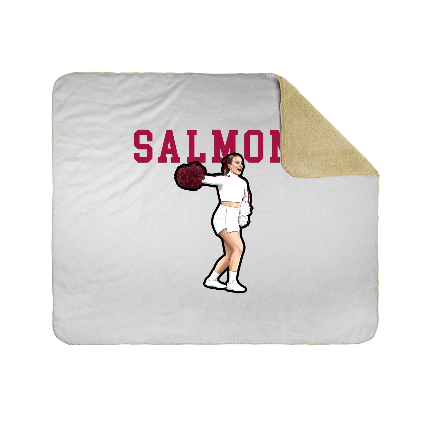 Throw Blanket — Shirsey in White
