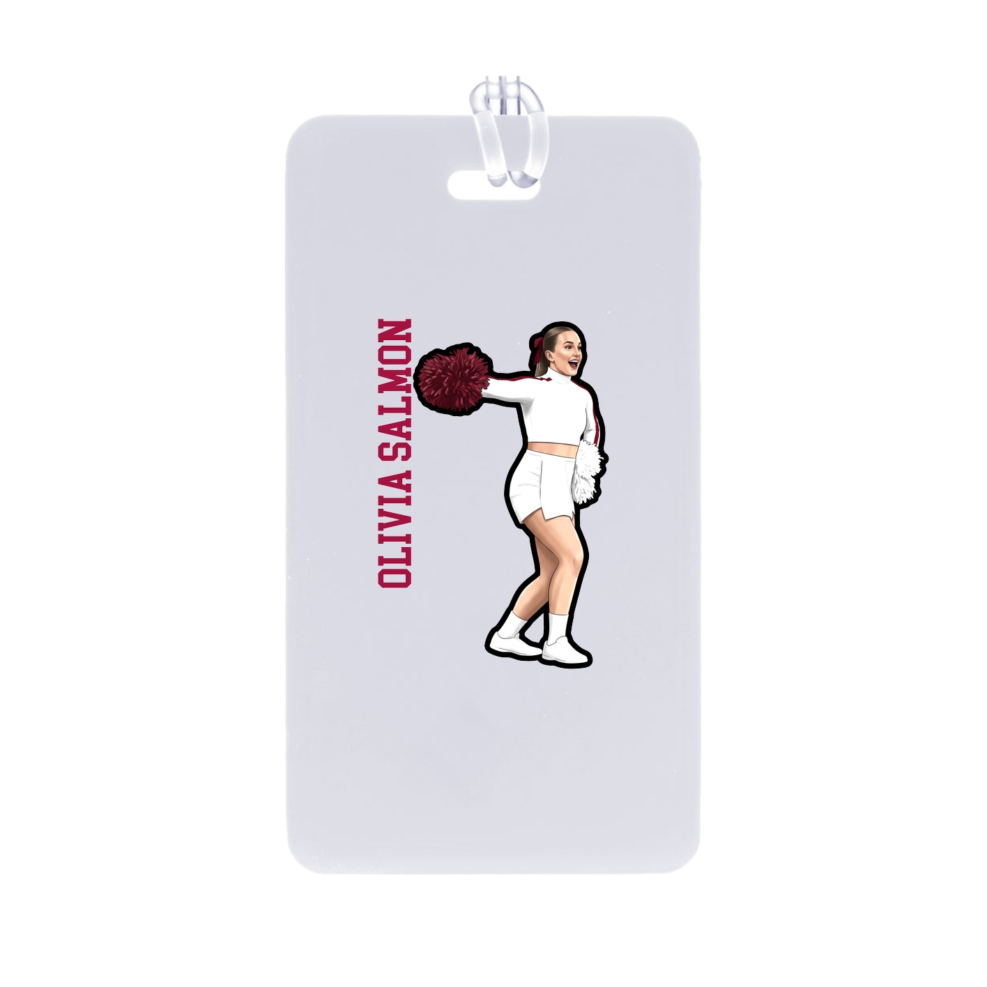 Bag Tag — Name Vertical in Classic