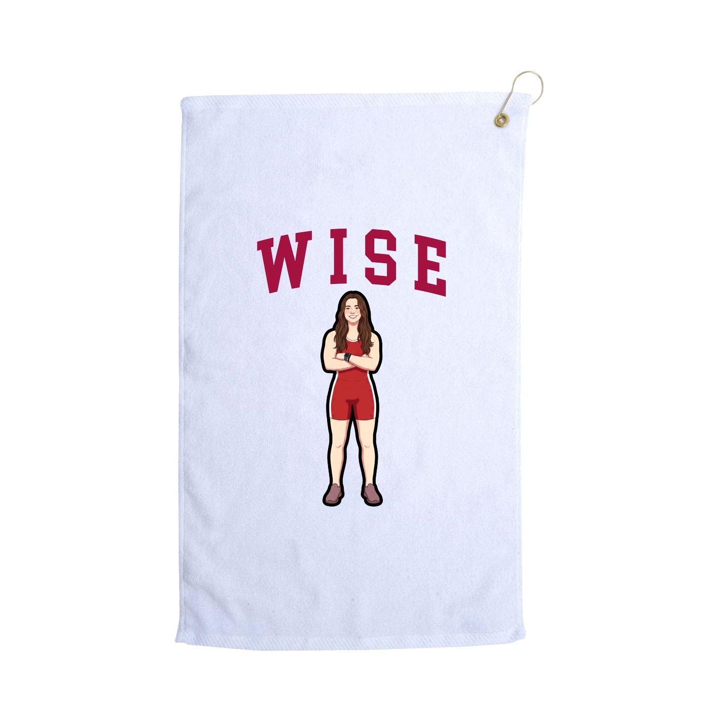 Golf Towel — Shirsey in White