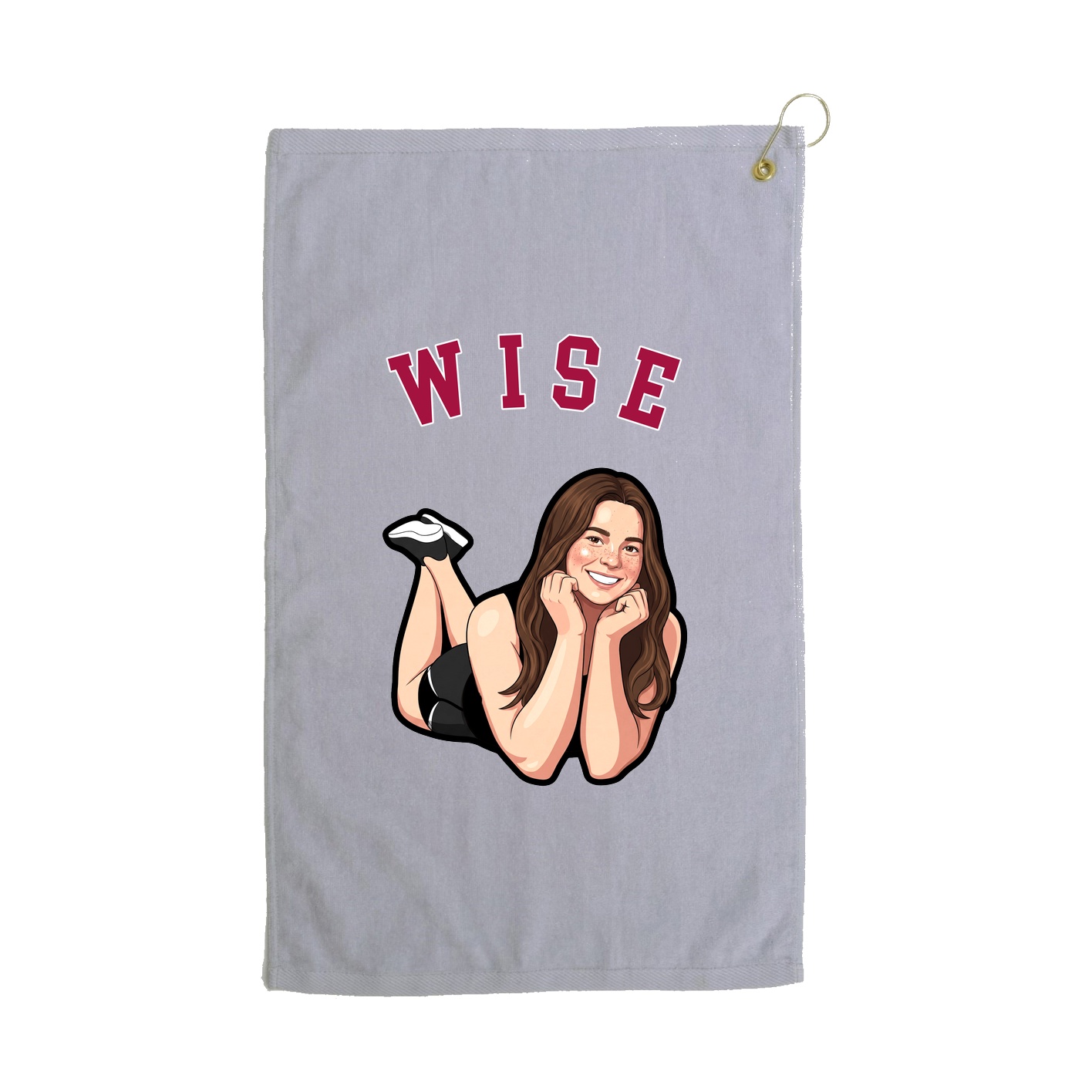 Golf Towel — Shirsey Arch in Grey