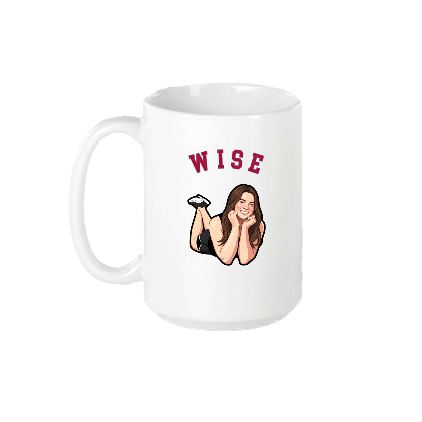 15oz Coffee Mug — Shirsey Arch in White