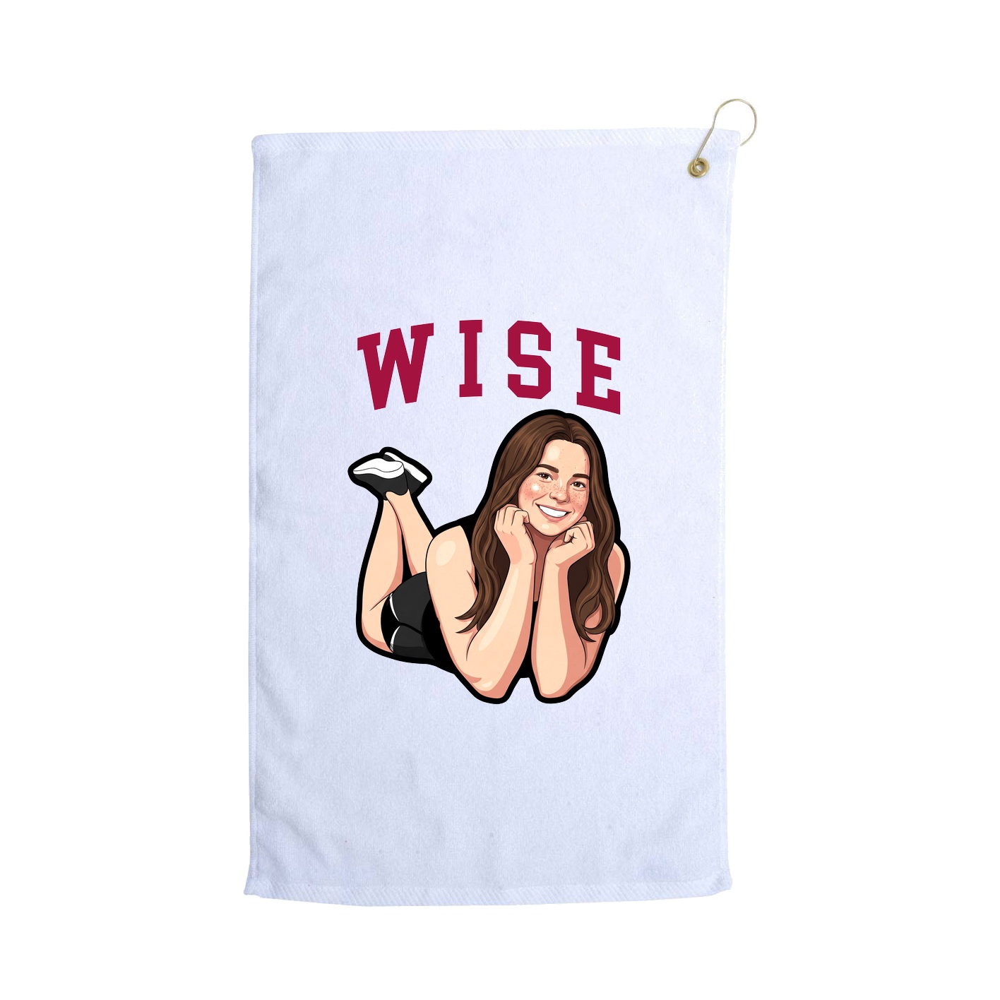 Golf Towel — Shirsey in White