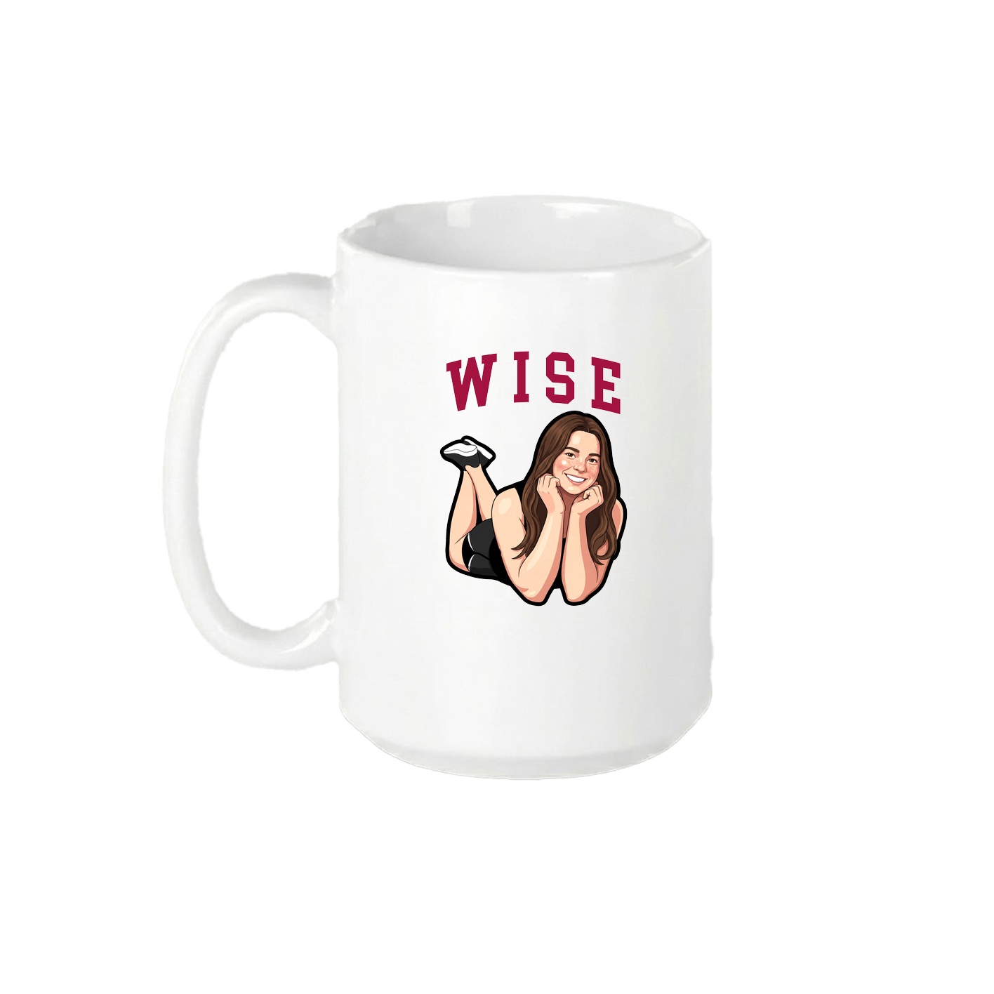 15oz Coffee Mug — Shirsey in White