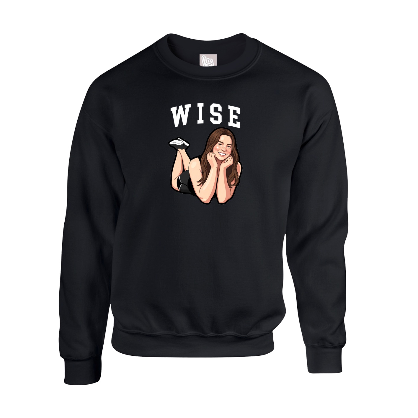 Fleece Crew — Shirsey in Black