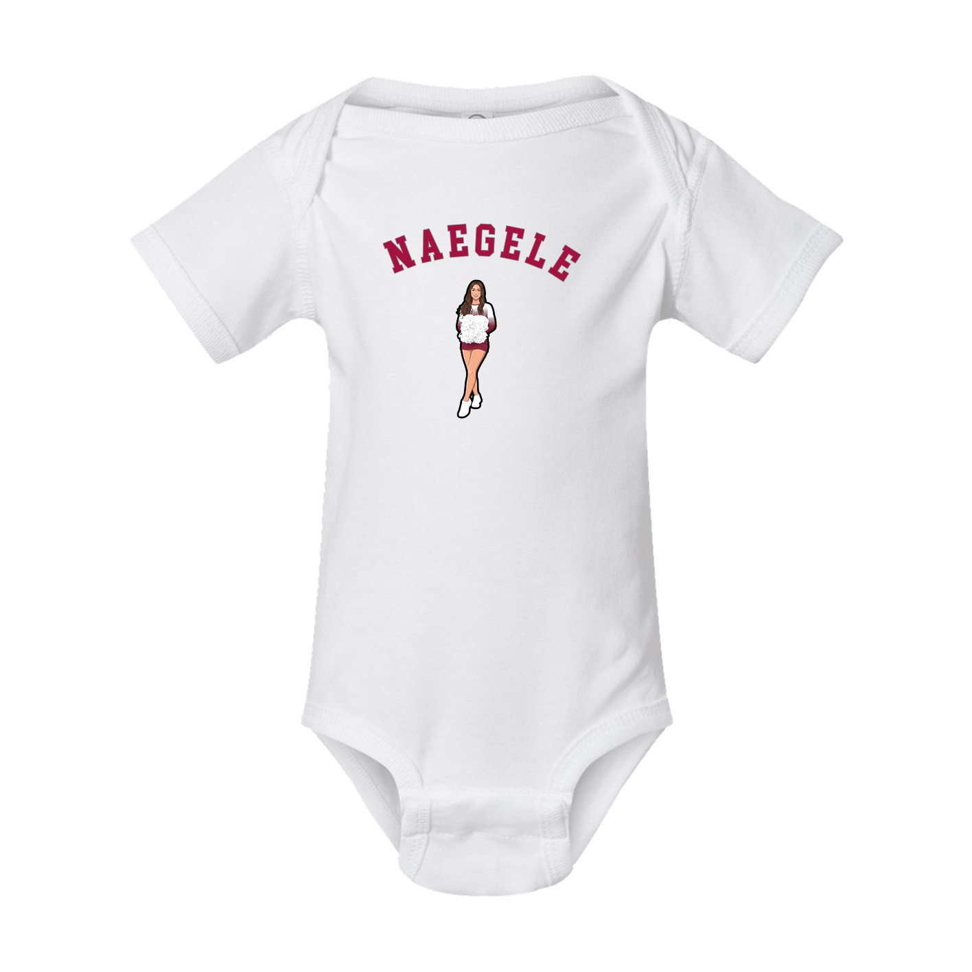 Baby Onesie — Shirsey Arch in White