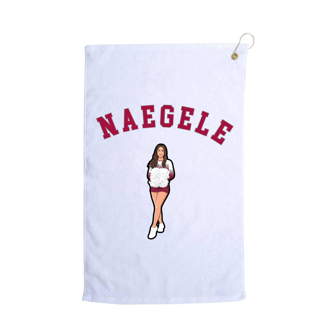 Golf Towel — Shirsey Arch in White