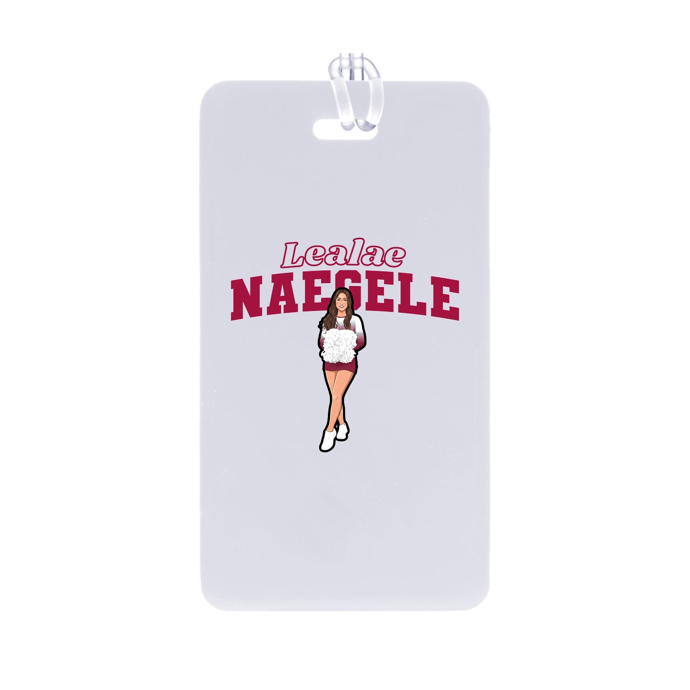 Bag Tag — Name Arch in Classic