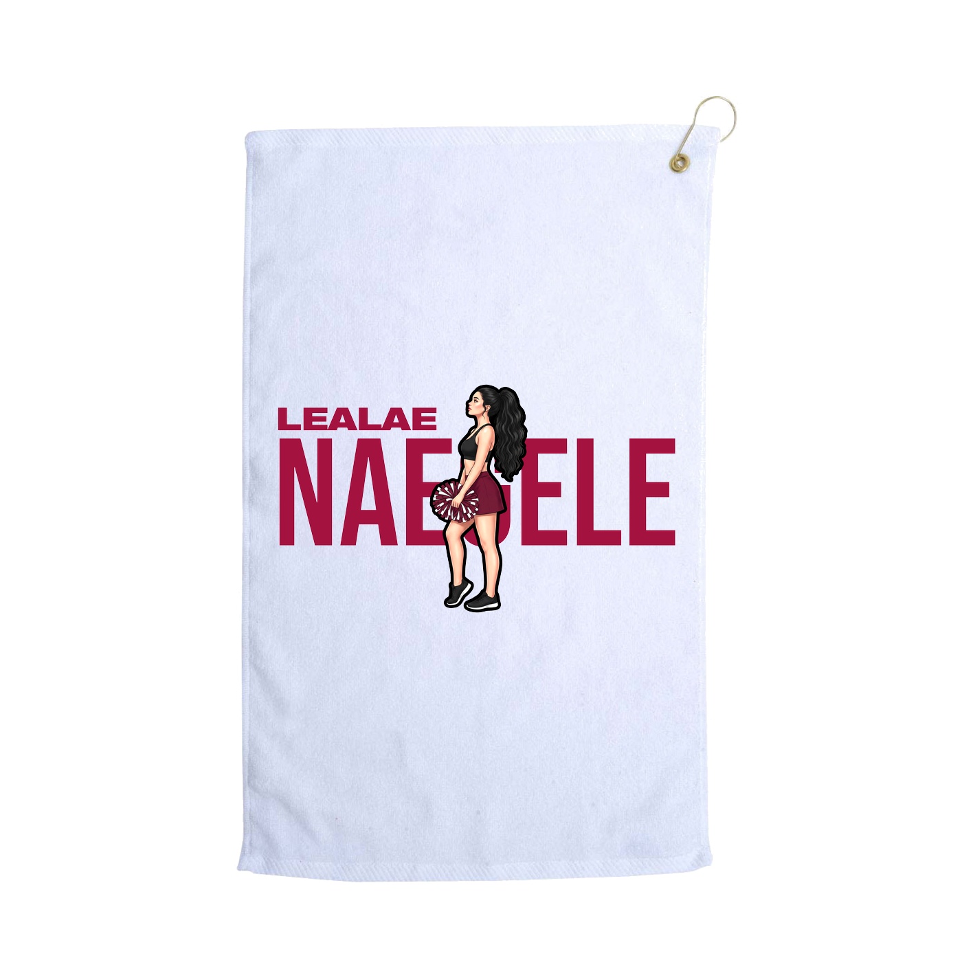 Golf Towel — Player Name in White