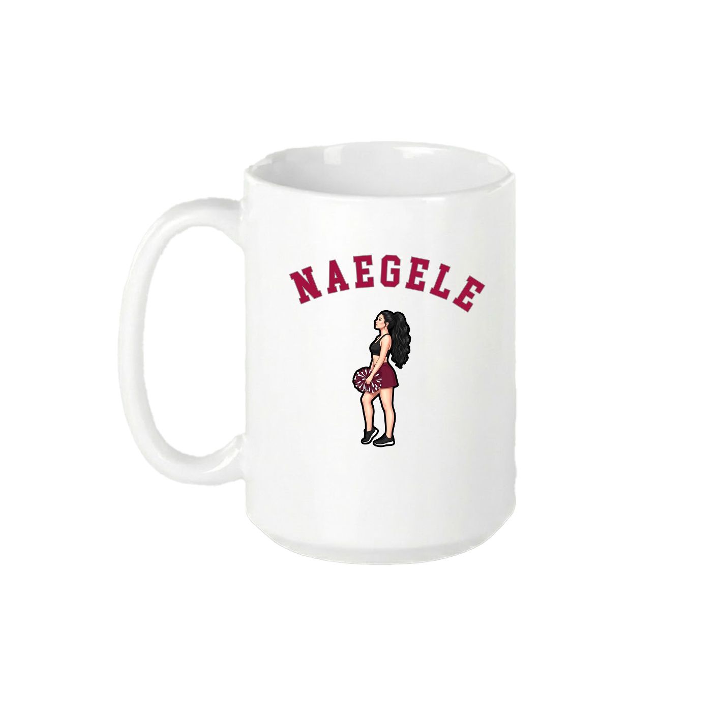 15oz Coffee Mug — Shirsey Arch in White