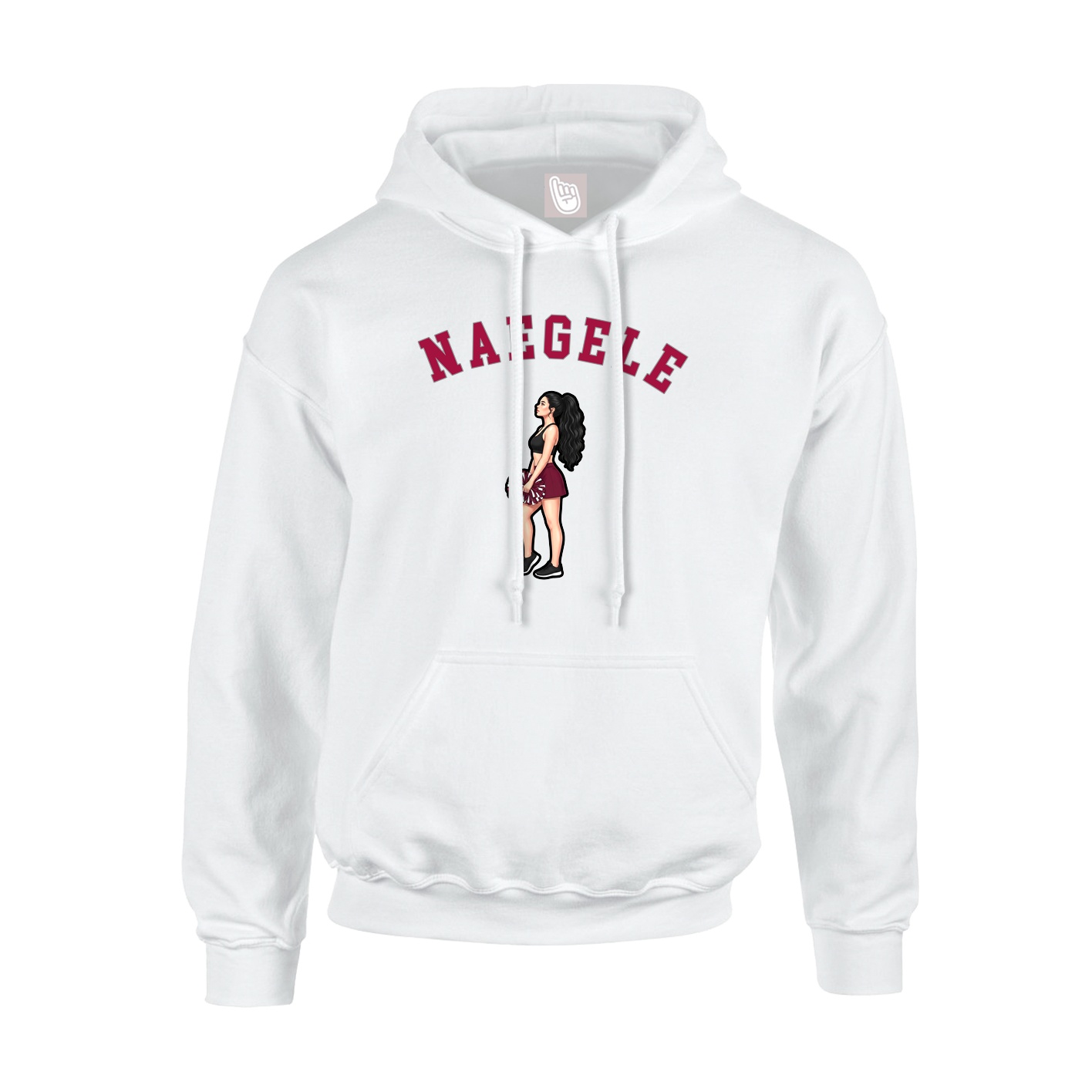 Hoodie — Shirsey Arch in White