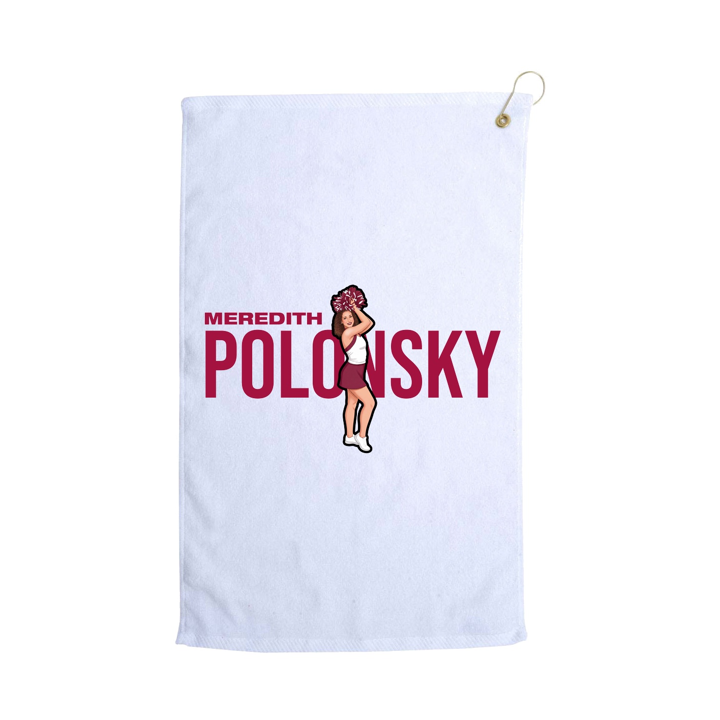 Golf Towel — Player Name in White