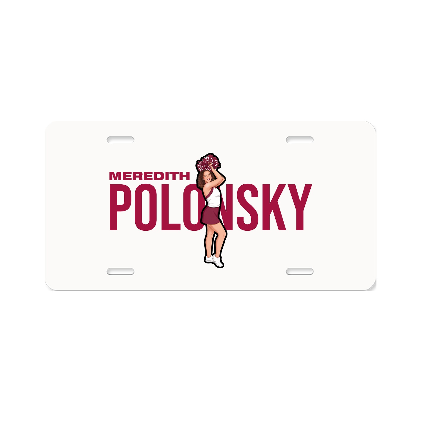 License Plate — Player Name in Classic
