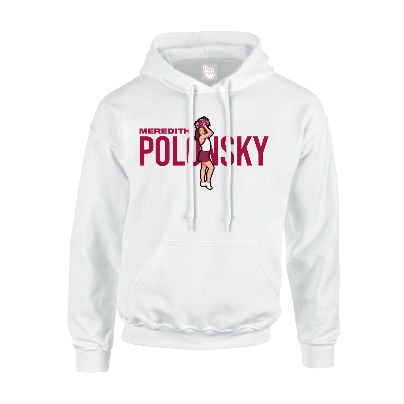Youth Hoodie — Player Name in White