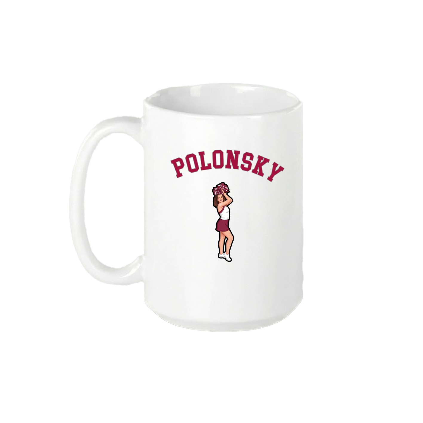 15oz Coffee Mug — Shirsey Arch in White