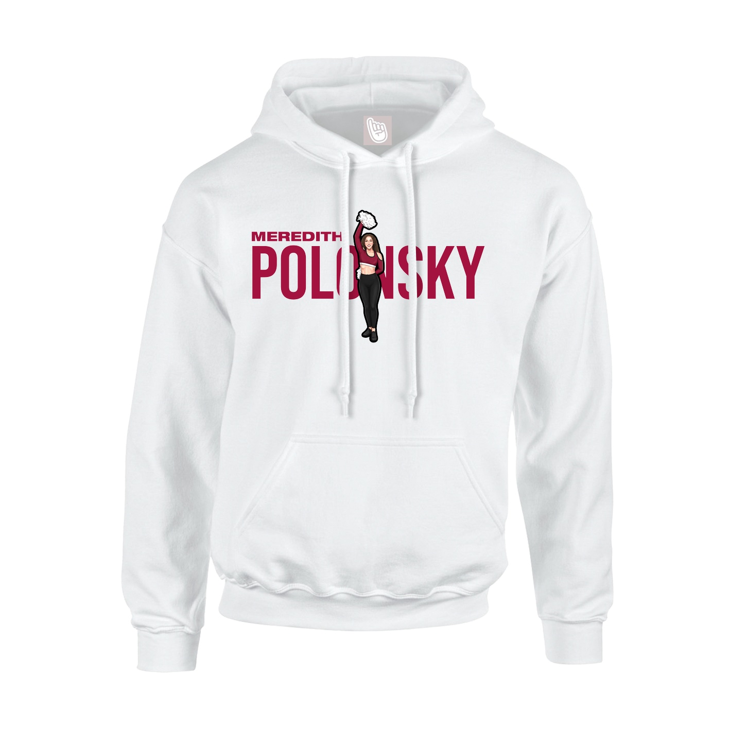 Hoodie — Player Name in White