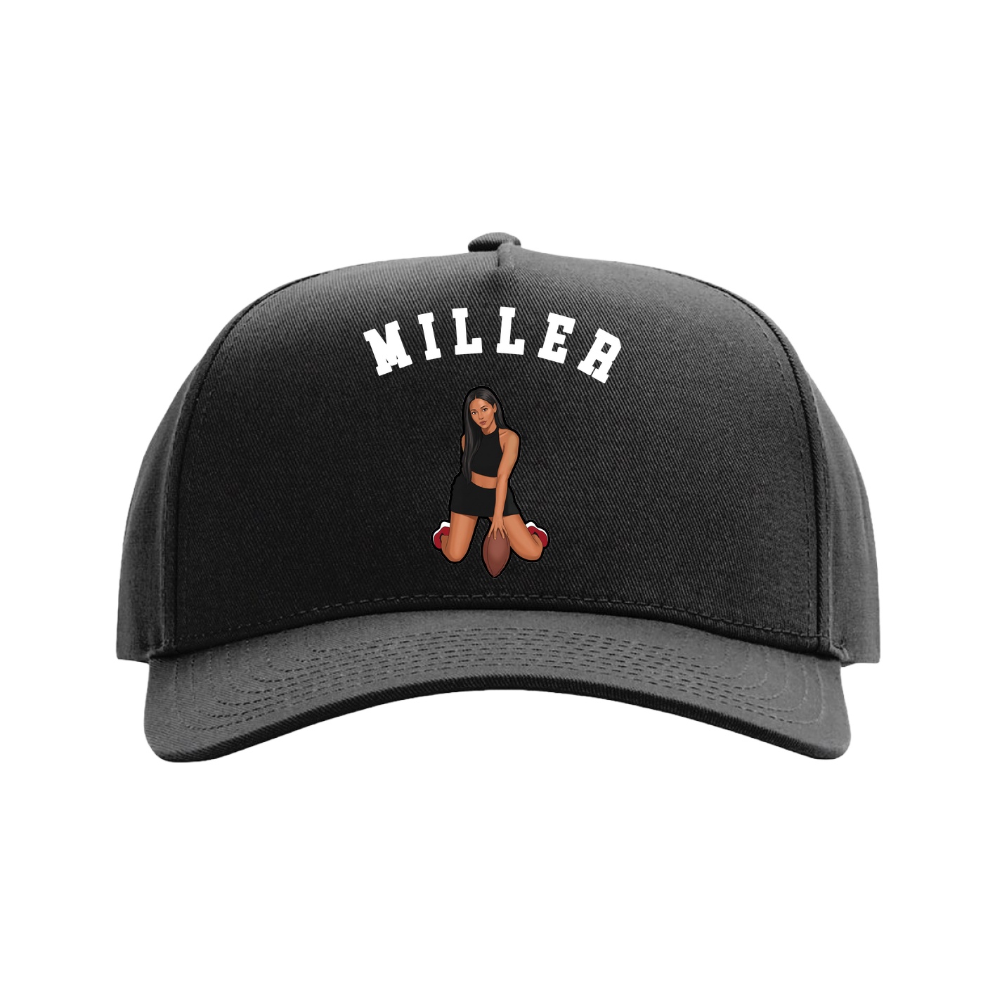 Full Fabric Five-Panel Champ Cap