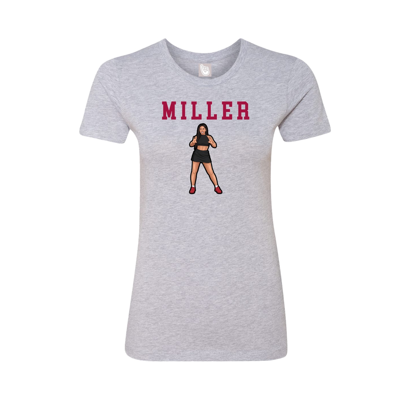 Fitted Women's Tee — Shirsey in Grey