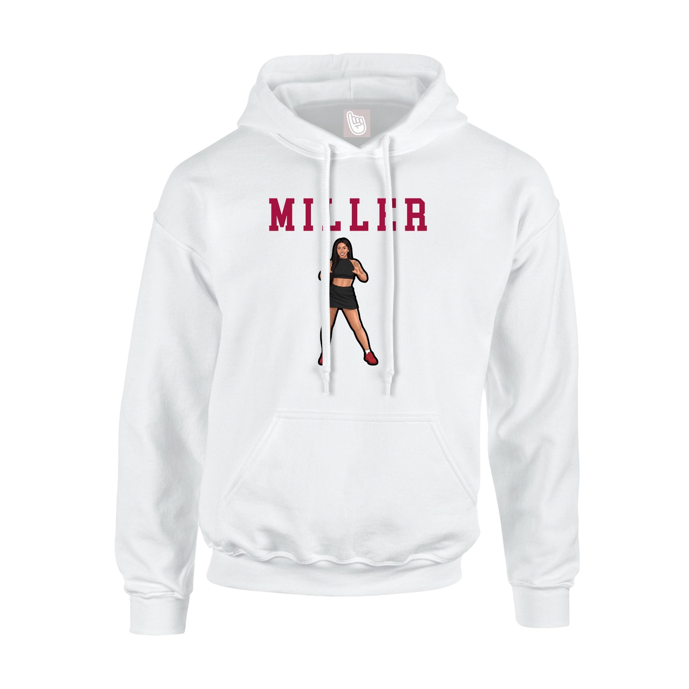 Hoodie — Shirsey in White