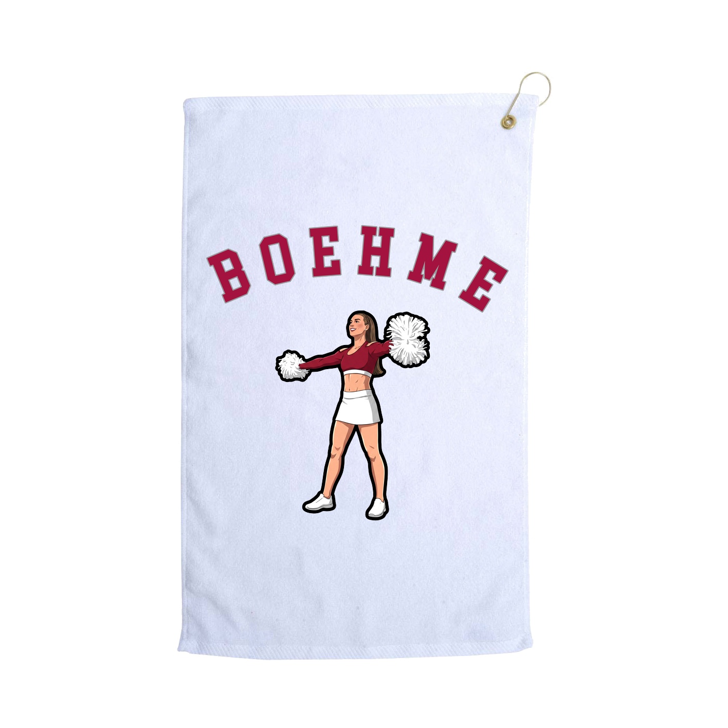 Golf Towel — Shirsey Arch in White