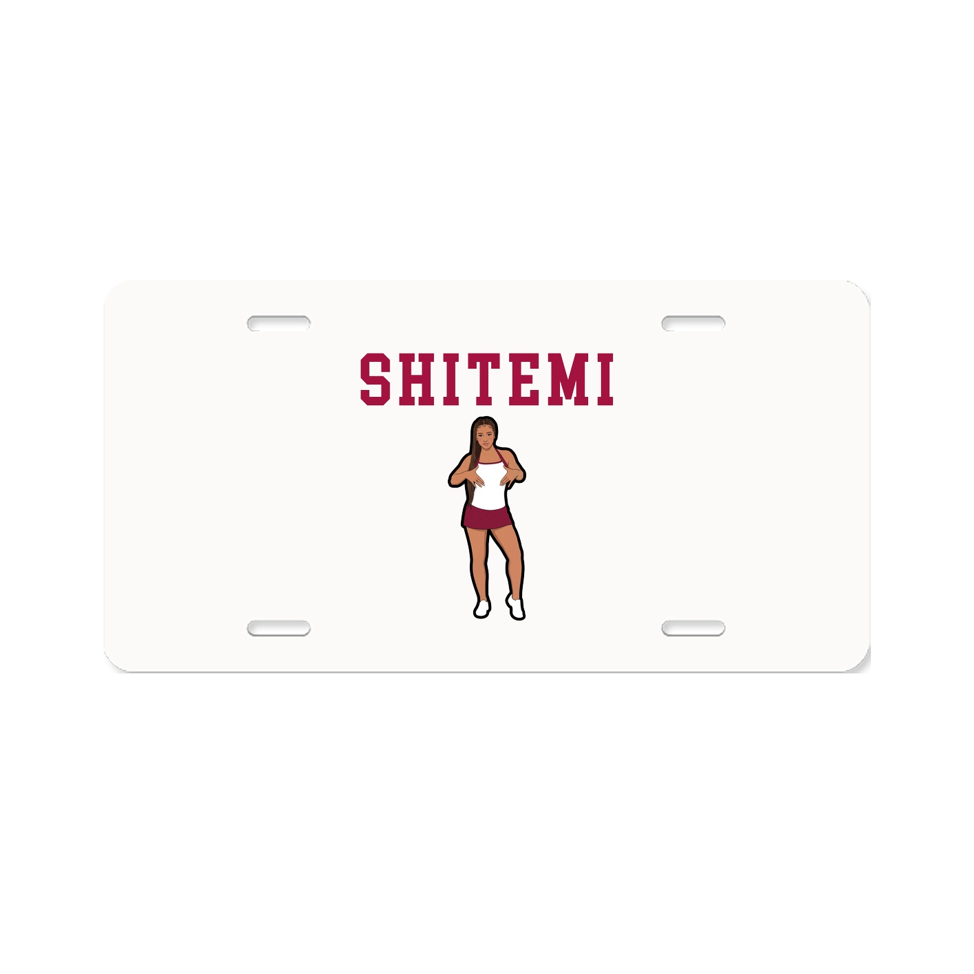 License Plate — Shirsey in Classic