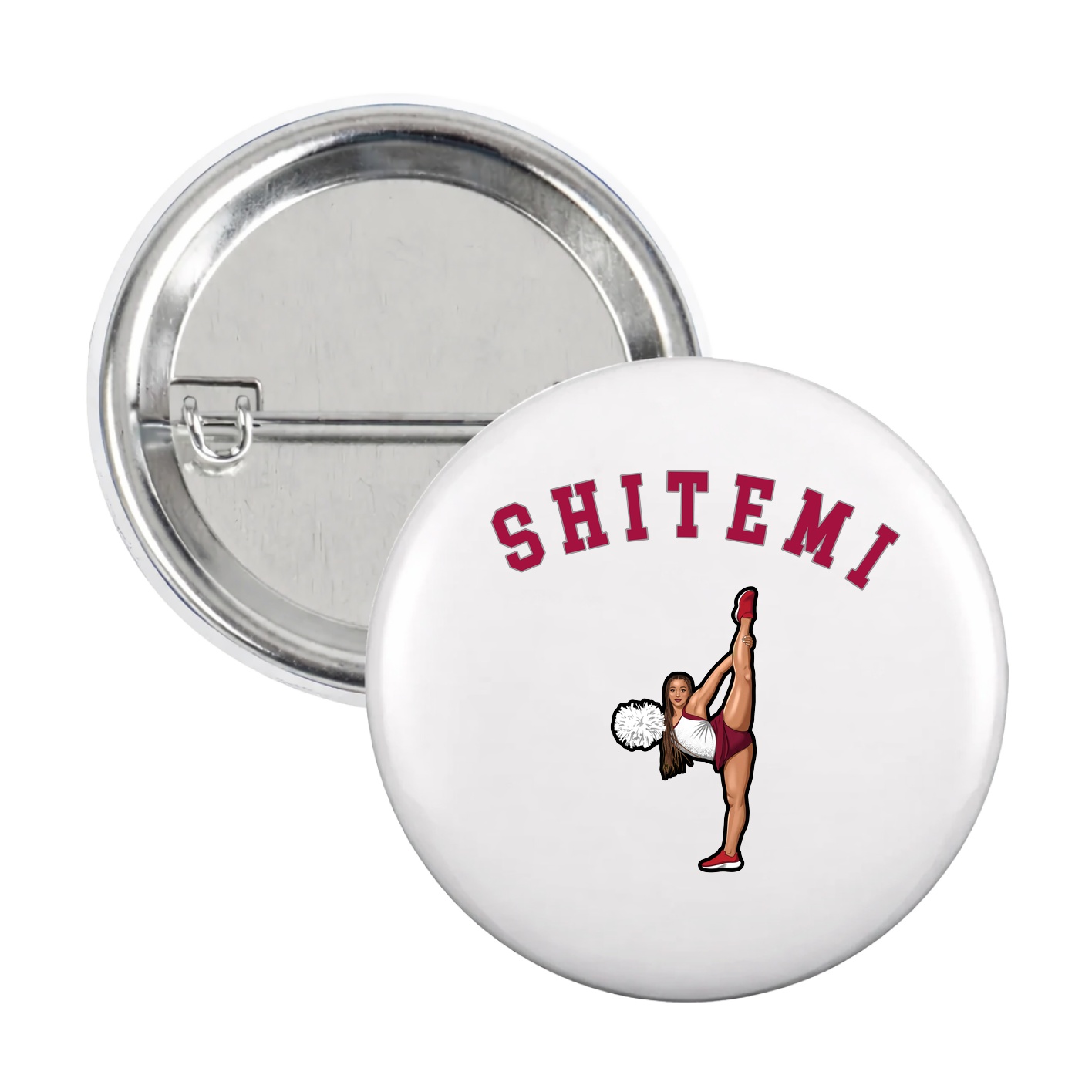 Game Day Button — Shirsey Arch in White