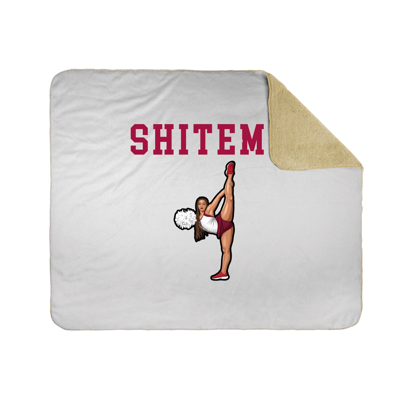 Throw Blanket — Shirsey in White