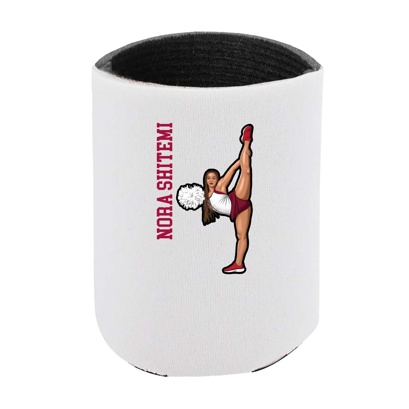 Can Holder — Name Vertical in White