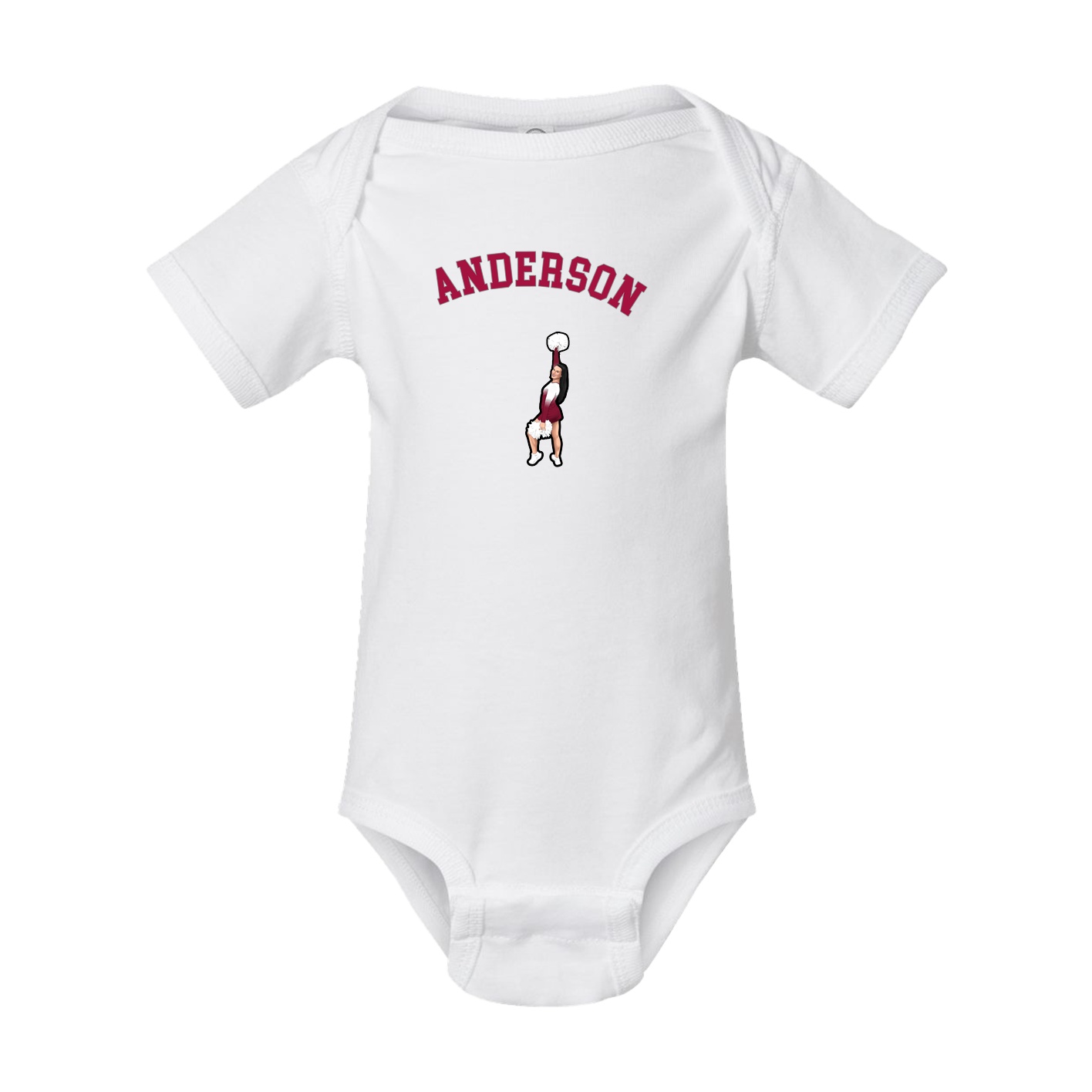 Baby Onesie — Shirsey Arch in White