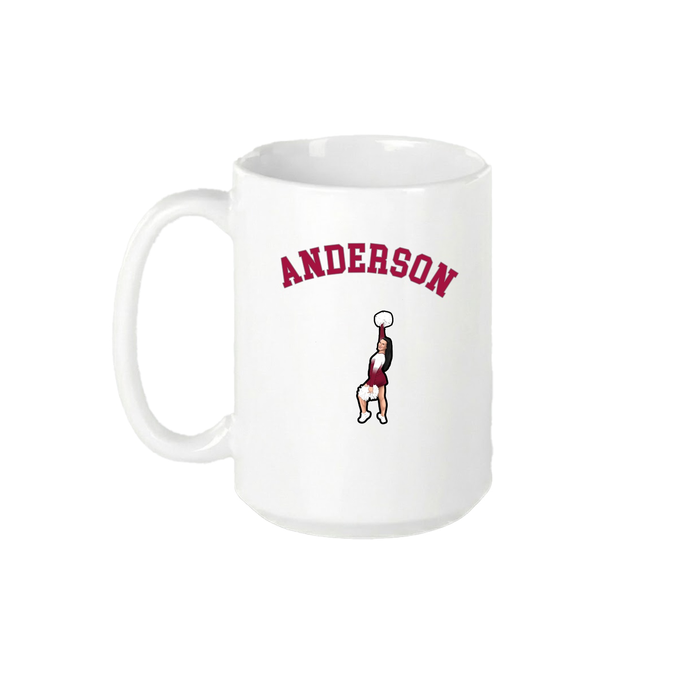 15oz Coffee Mug — Shirsey Arch in White