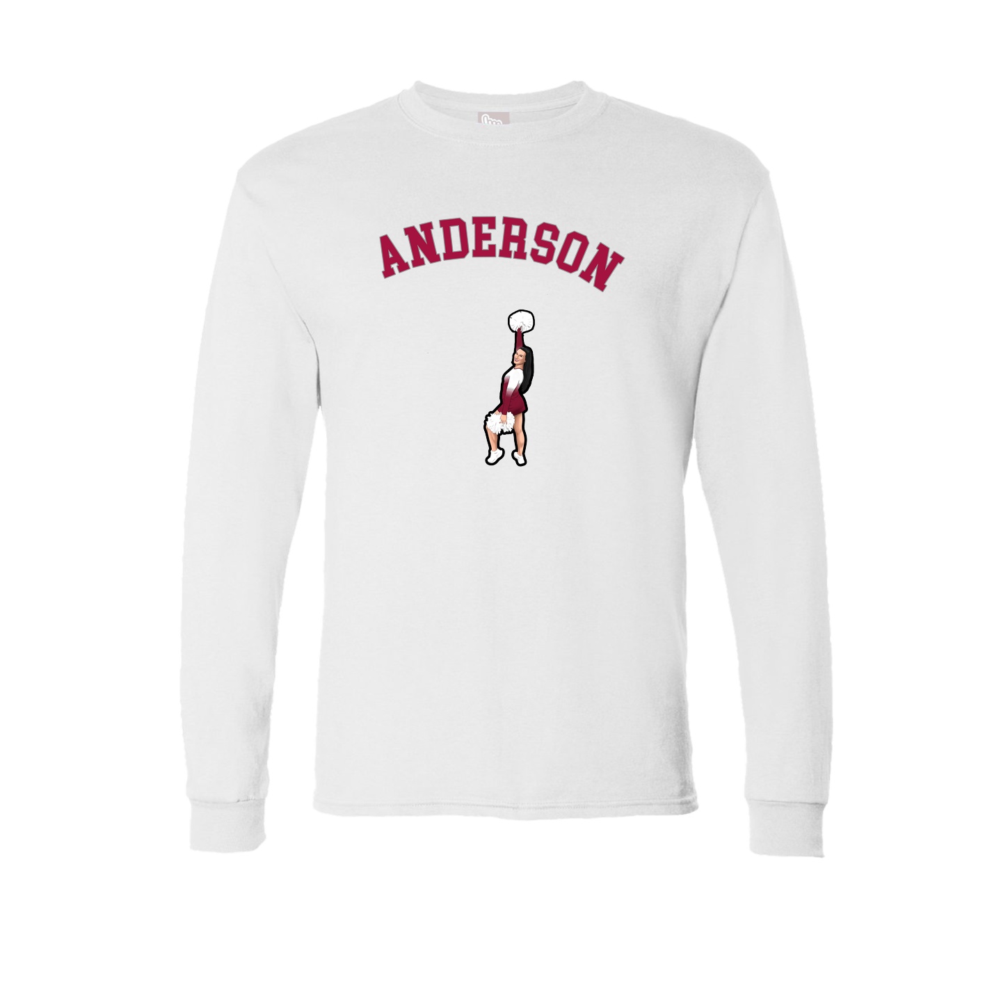 Long Sleeve Tee — Shirsey Arch in White