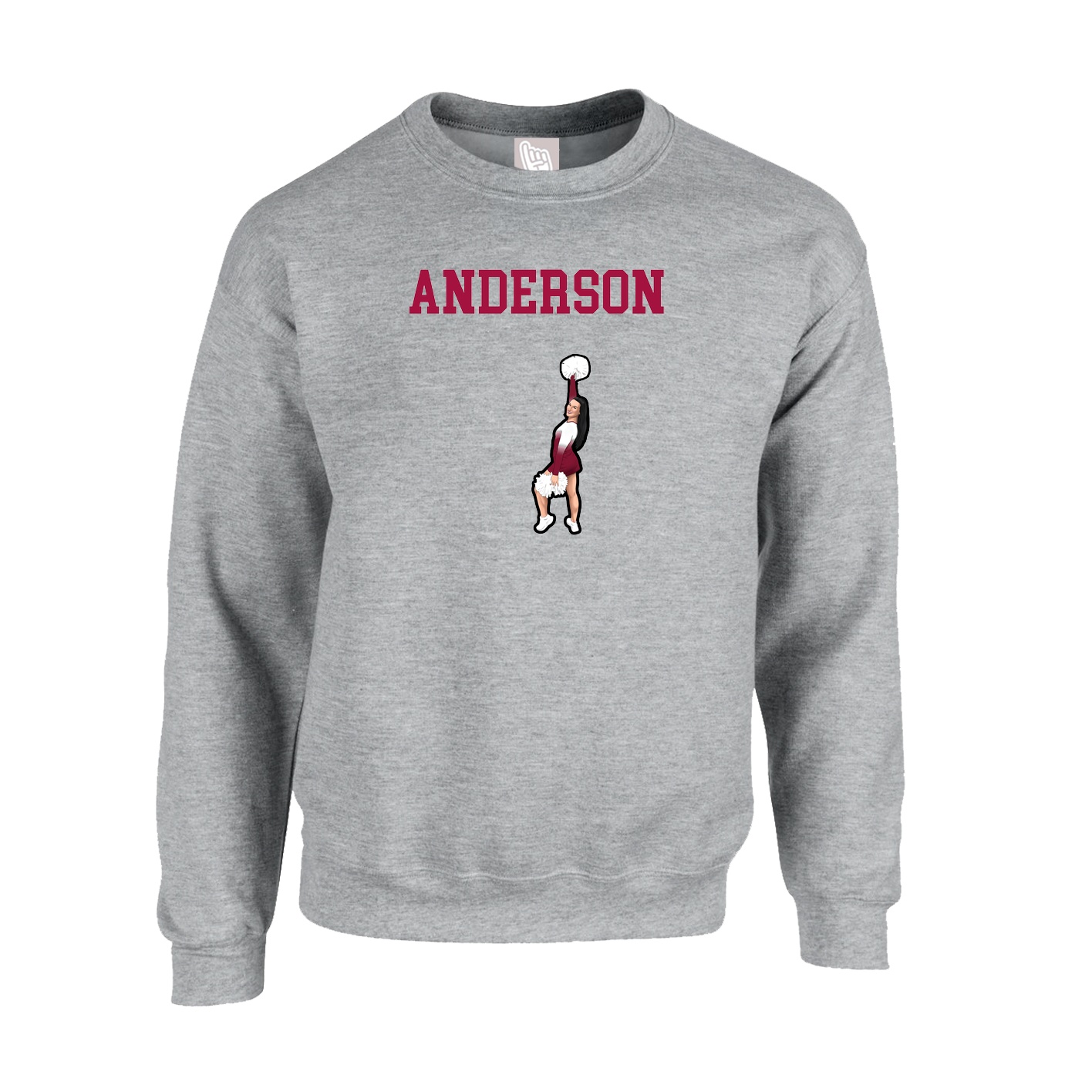 Fleece Crew — Shirsey in Grey