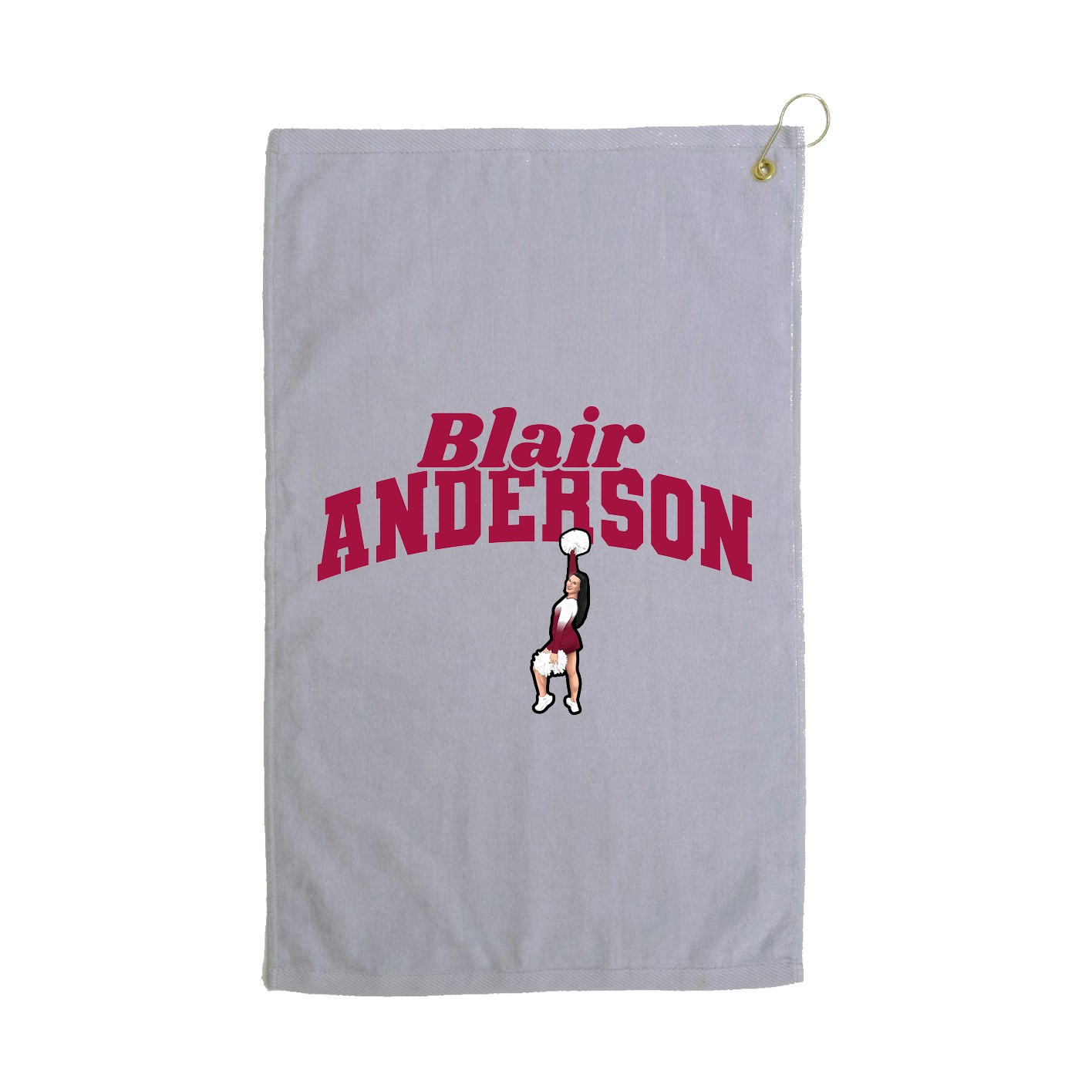 Golf Towel — Signature Arch in Grey