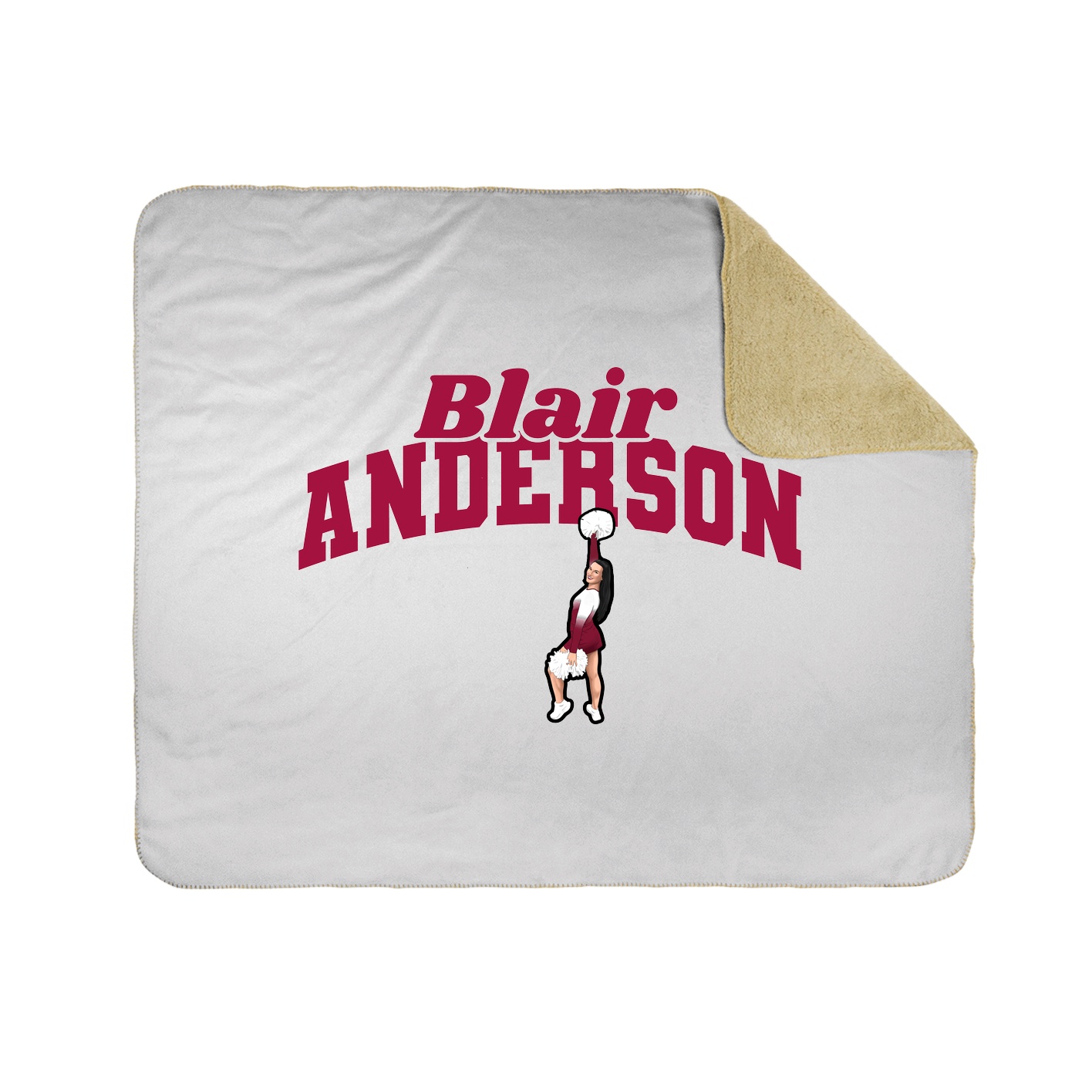 Throw Blanket — Signature Arch in White