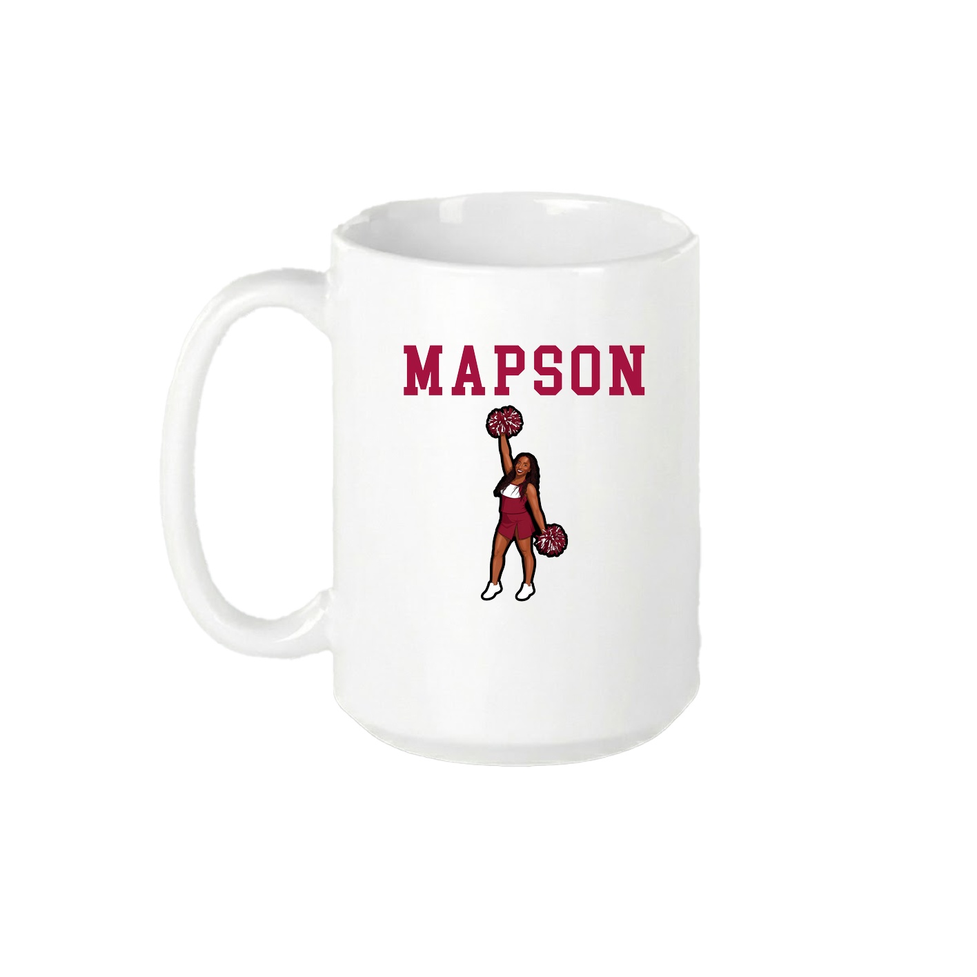 15oz Coffee Mug — Shirsey in White
