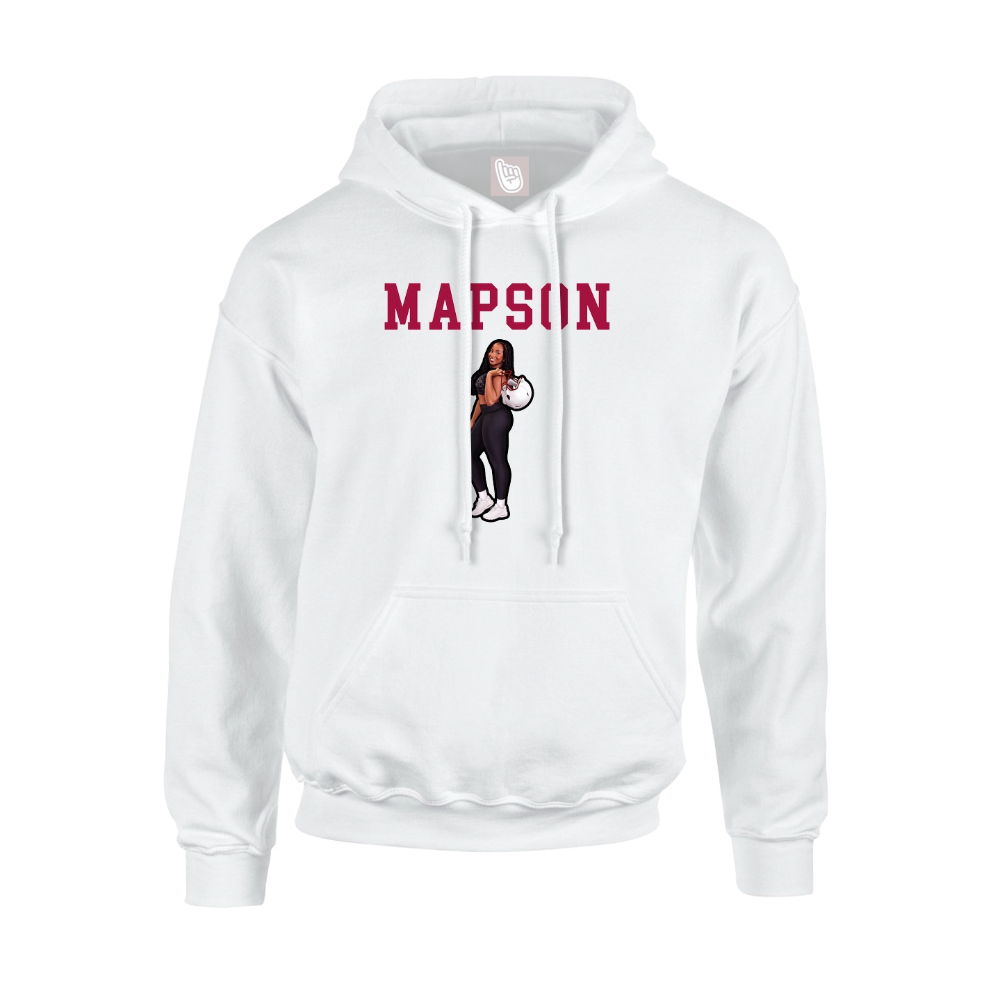 Youth Hoodie — Shirsey in White