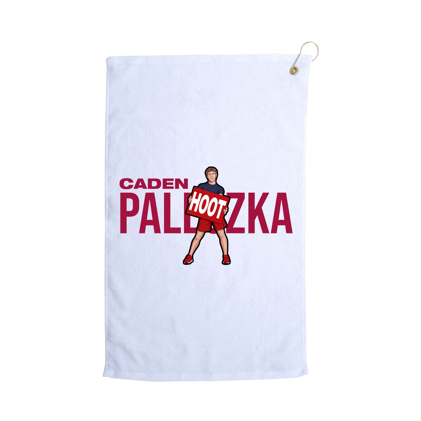 Golf Towel — Player Name in White