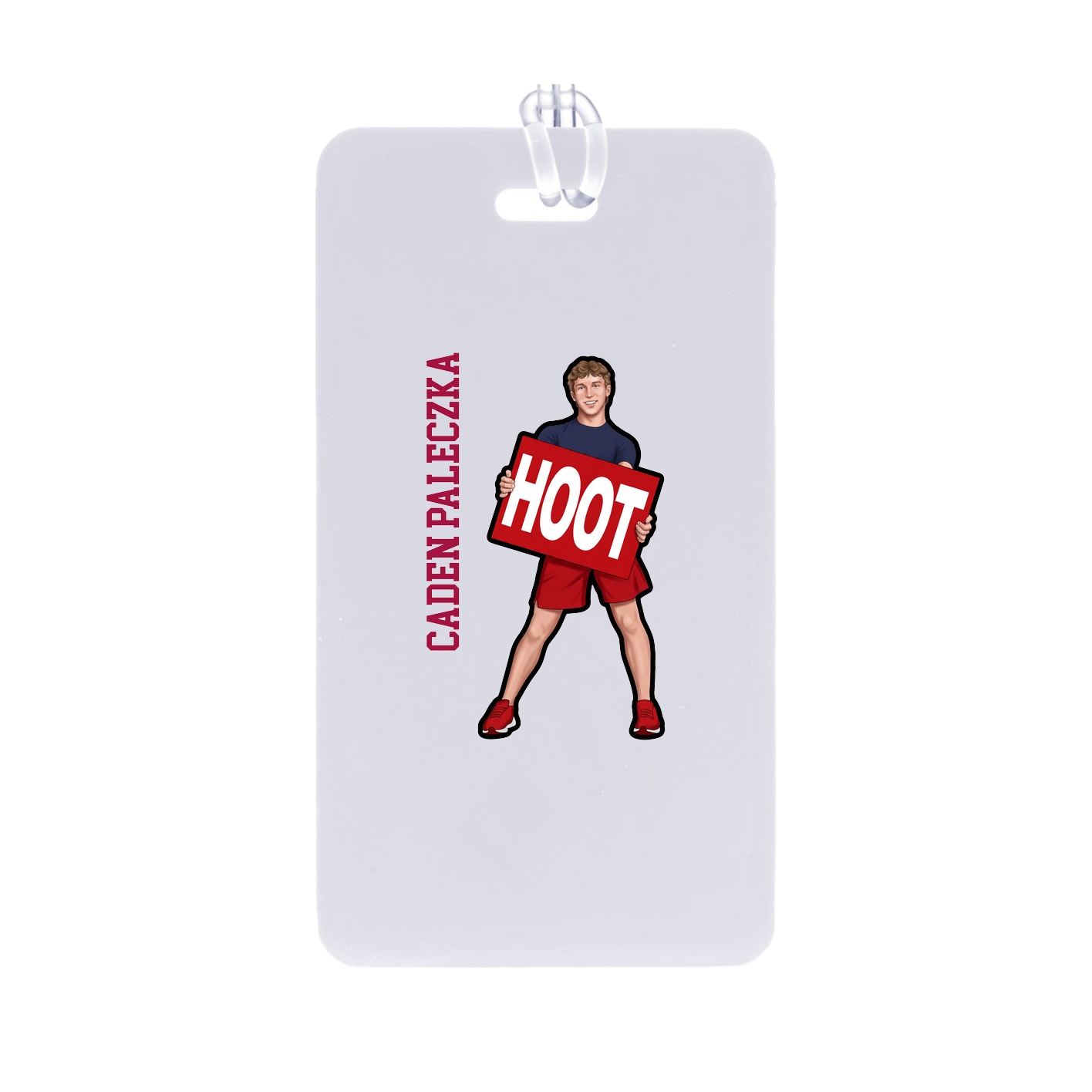 Bag Tag — Name Vertical in Classic