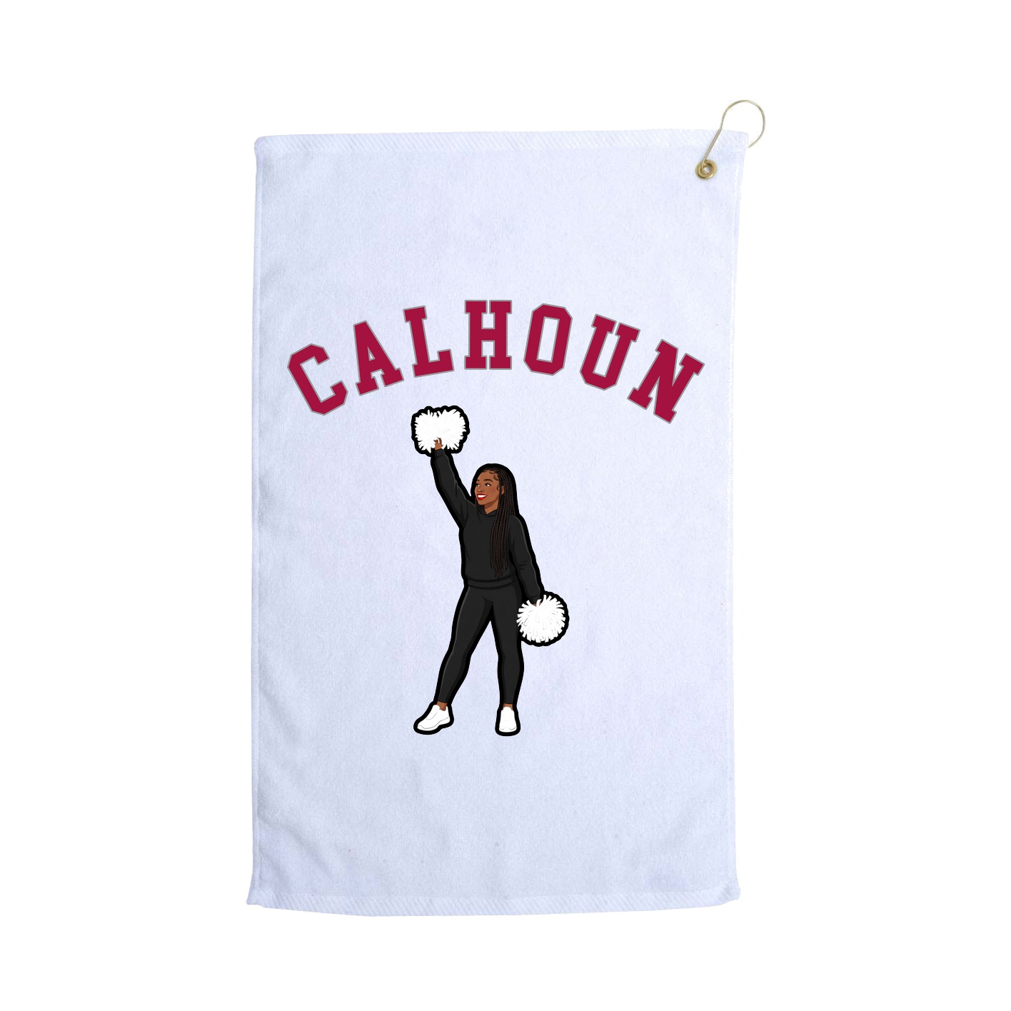 Golf Towel — Shirsey Arch in White