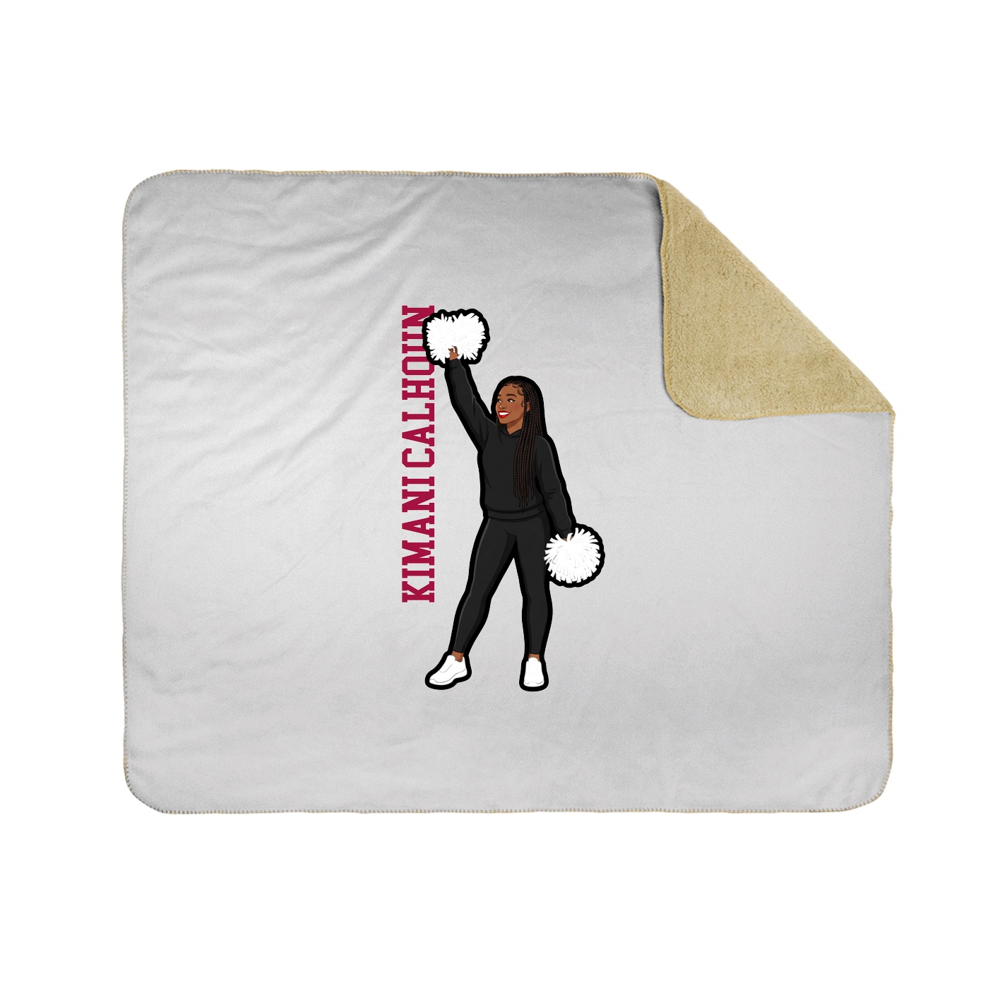 50x60 Sherpa Lined Throw Blanket