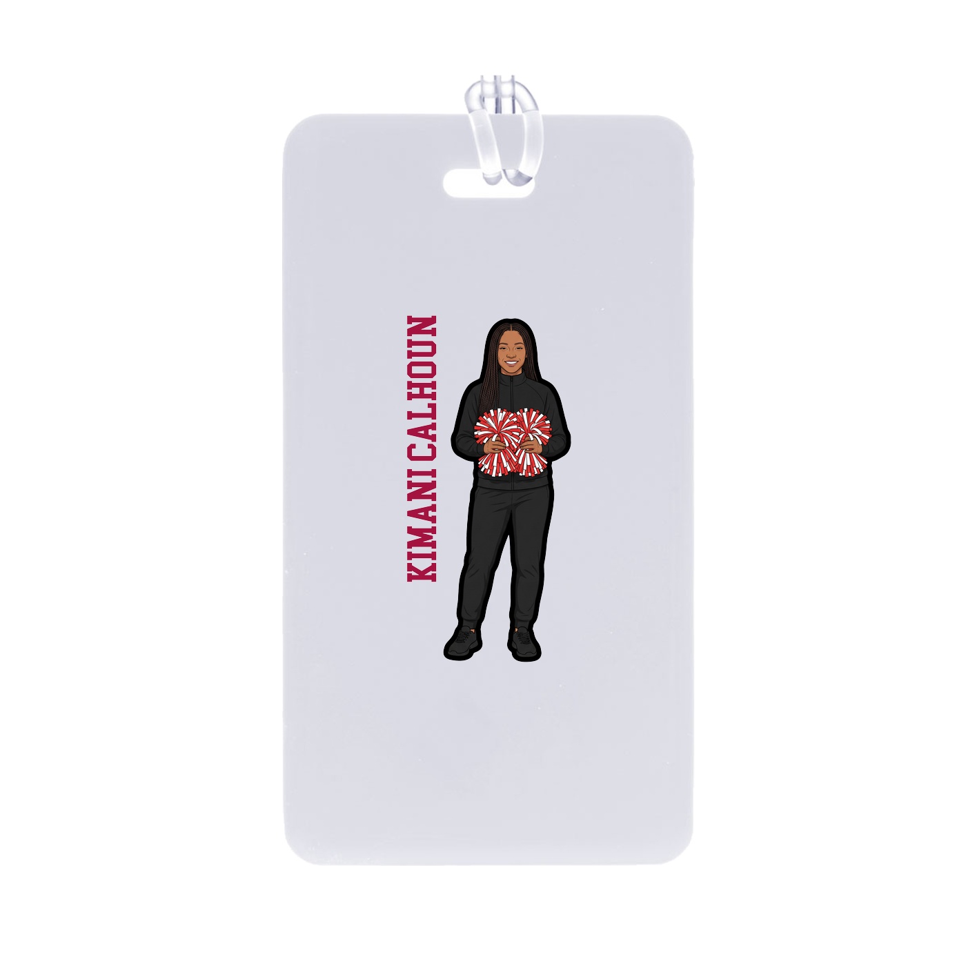 Bag Tag — Name Vertical in Classic