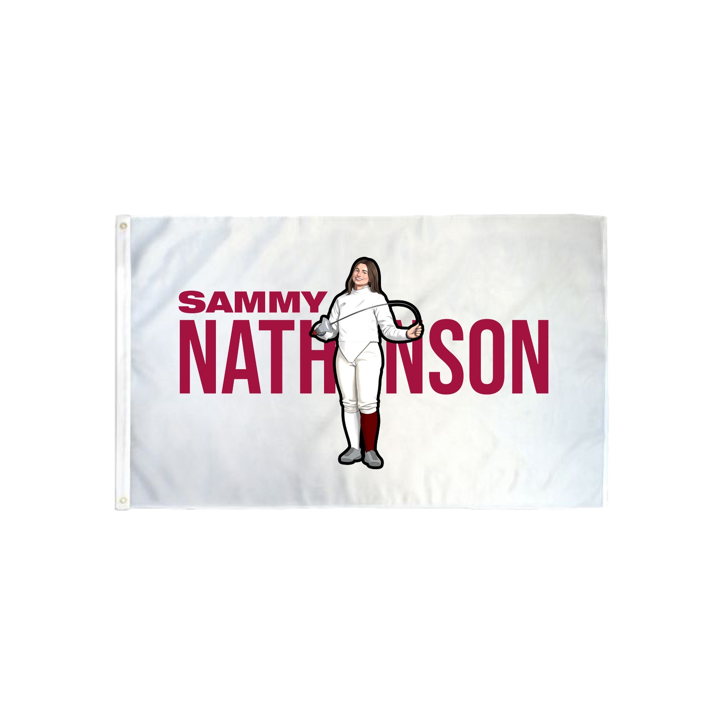 3x5 Flag — Player Name in Classic