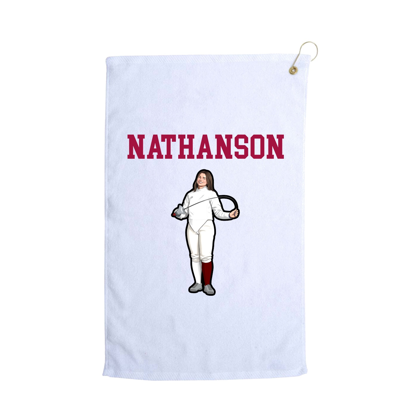 Golf Towel — Shirsey in White