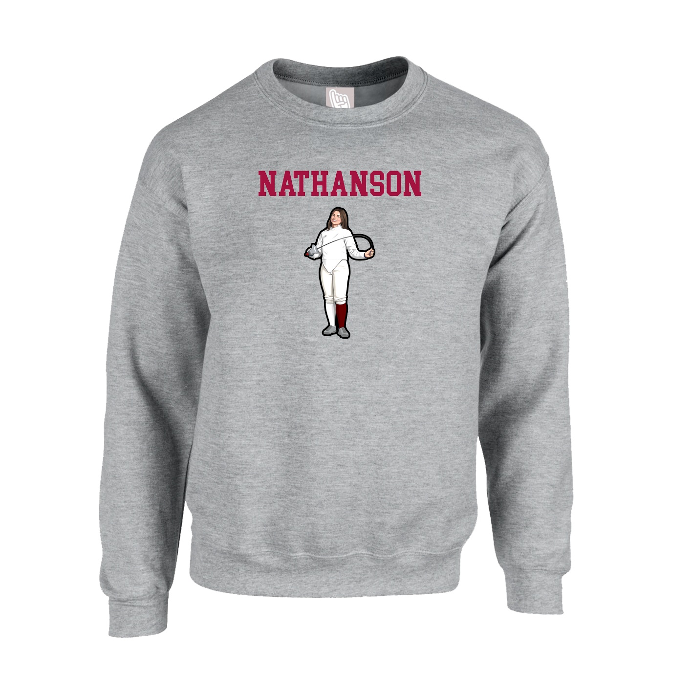 Fleece Crew — Shirsey in Grey