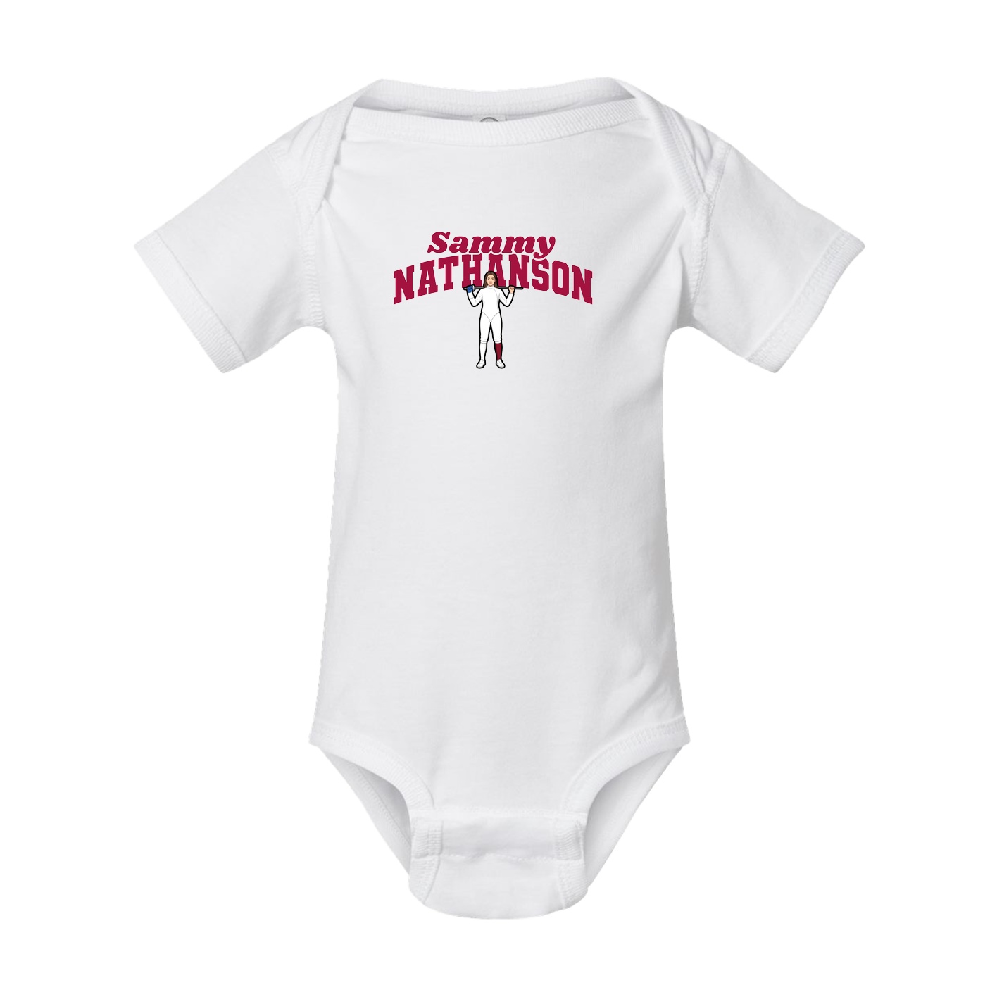 Baby Onesie — Signature Arch in White