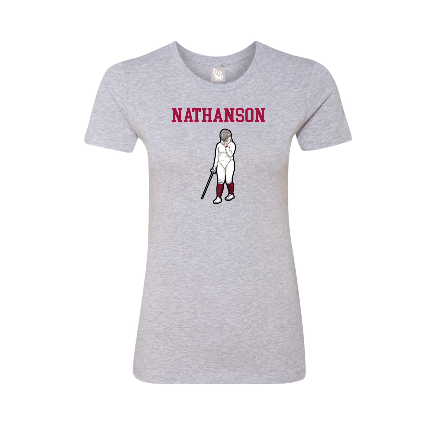 Fitted Women's Tee — Shirsey in Grey