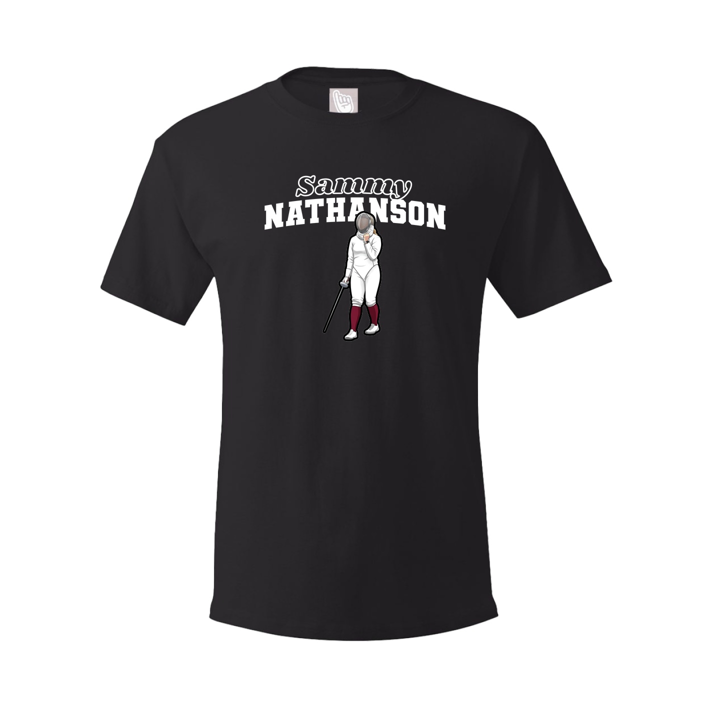 Youth Tee — Name Arch in Black